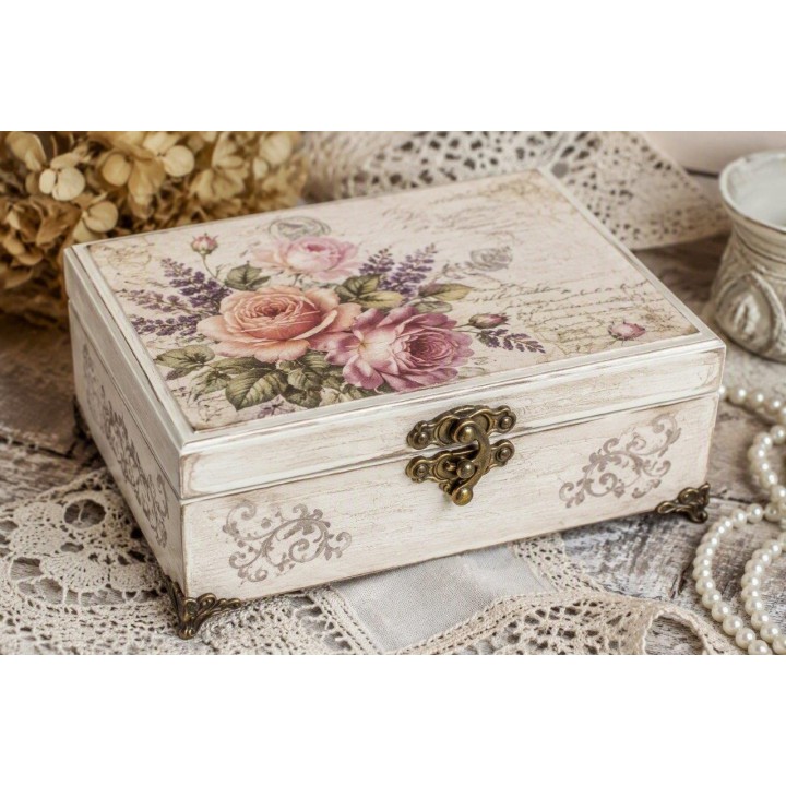Rose Legacy - Szkatułka Decoupage Premium